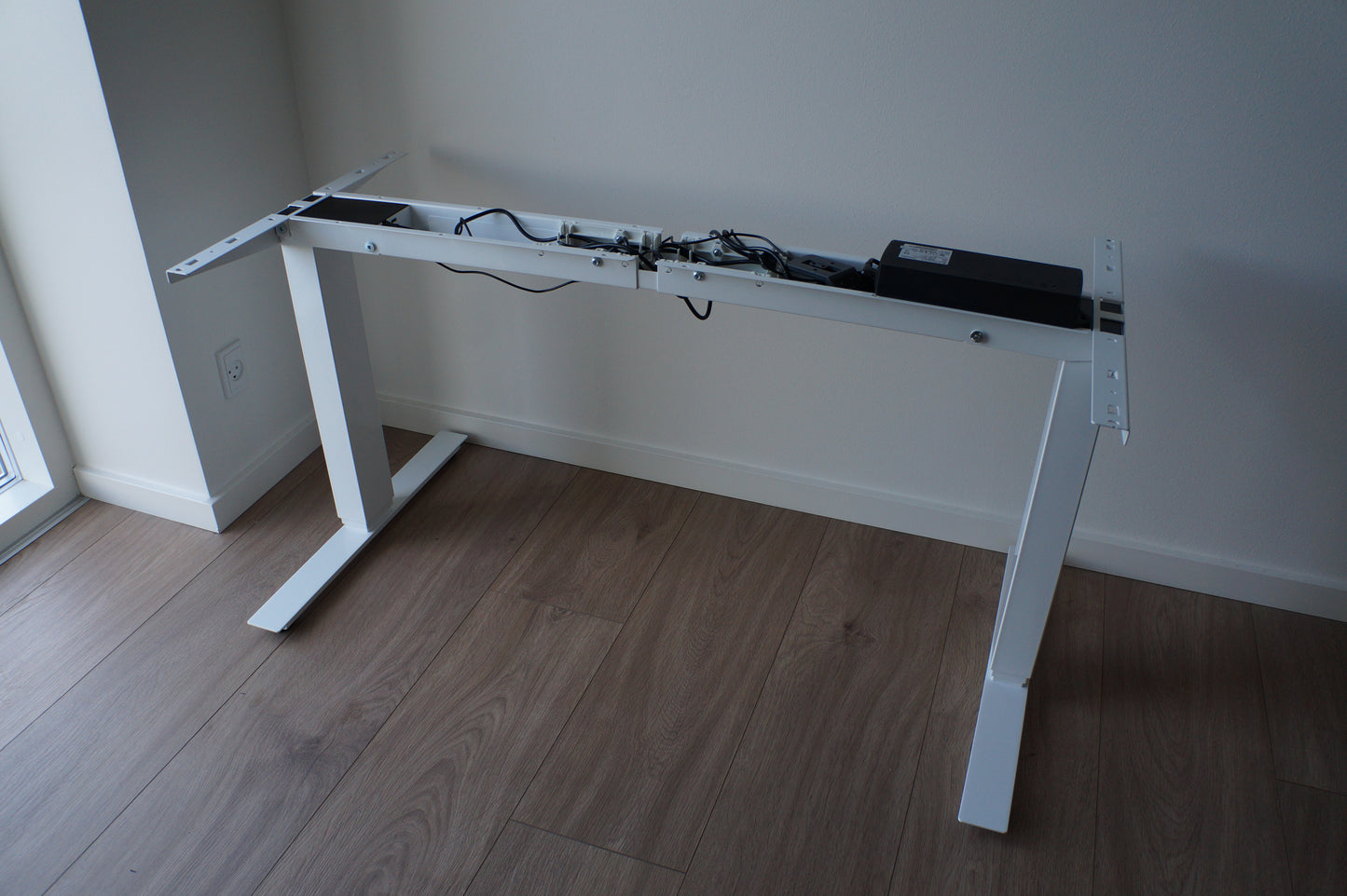 Electric Sit-Stand Desk Frame, WHITE