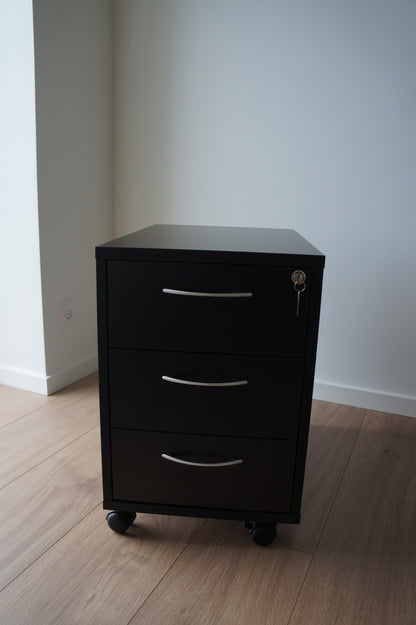 Drawer cassette Modea - With wheels, BLACK