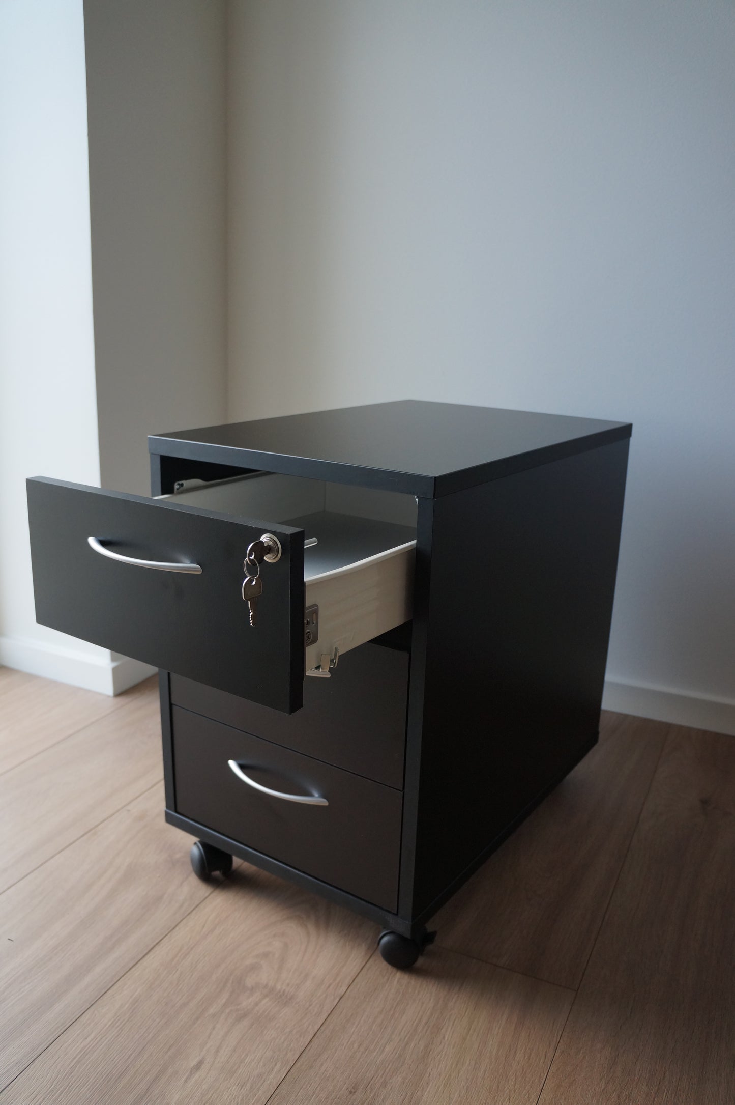 Drawer cassette Modea - With wheels, BLACK