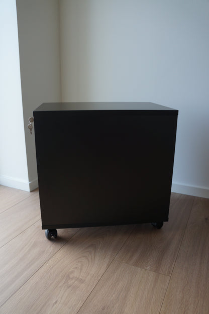 Drawer cassette Modea - With wheels, BLACK