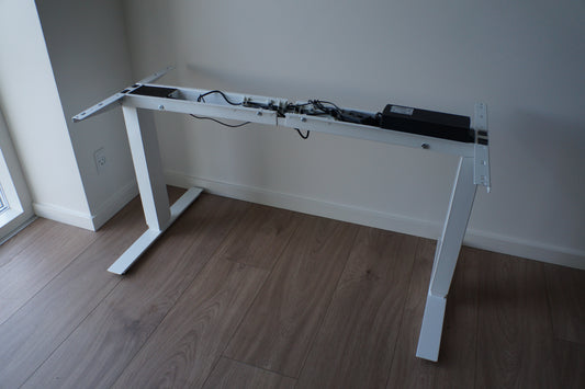Electric Sit-Stand Desk Frame, WHITE