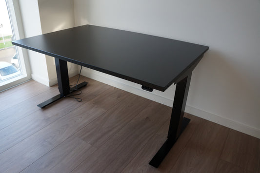 Height adjustable Office Desk, BLACK